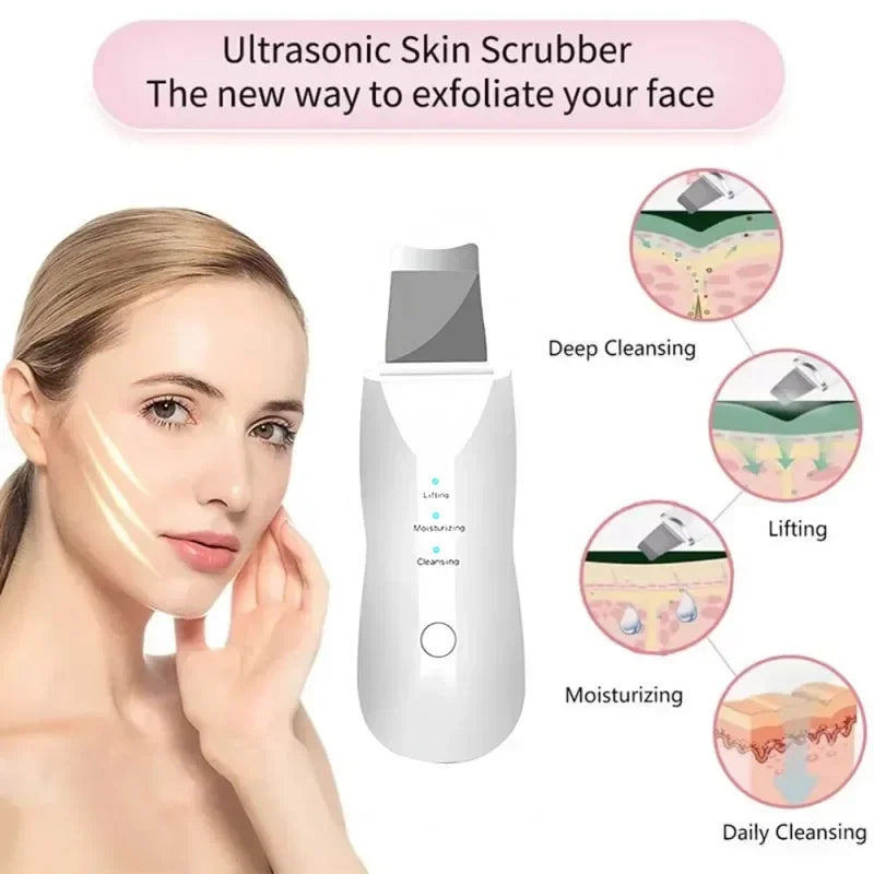 Vibrating Facial Peeling Skin Scrubber