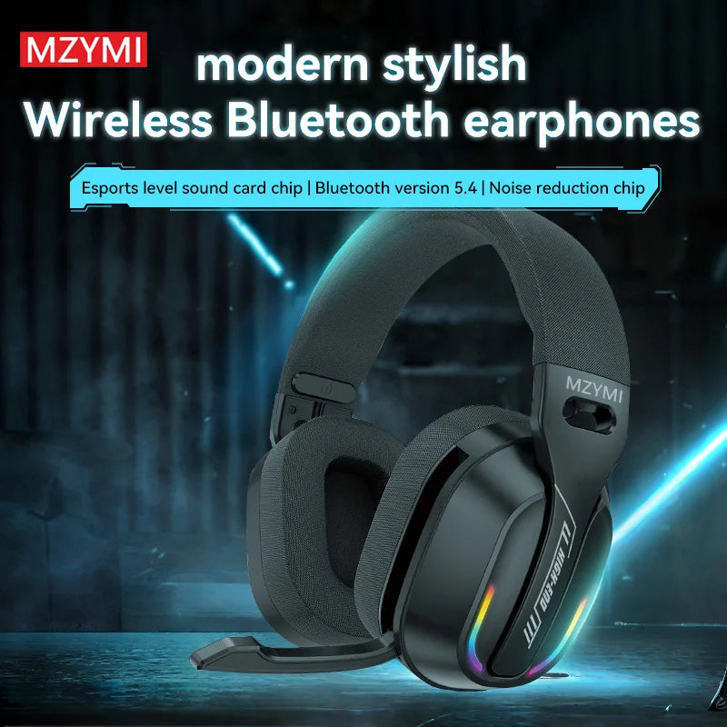 MZYMI B500 Foldable RGB Gaming Headset