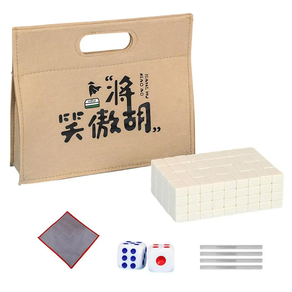 Mini Chinese Mahjong Set – 144 Tiles