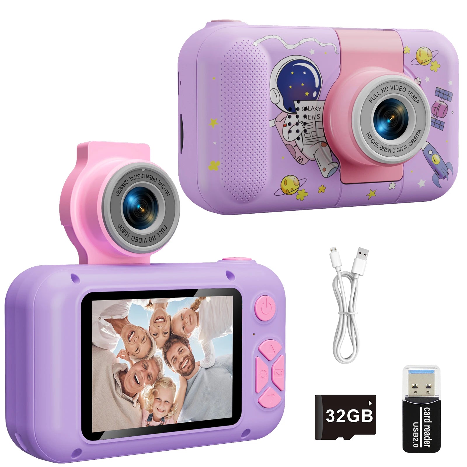 ARNSSIEN Kids Digital Camera – Ages 3–12