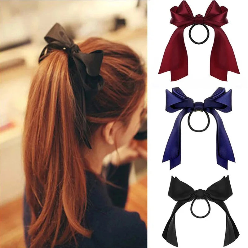 Korean BowKnot Ribbon Hair Tie Scrunchies