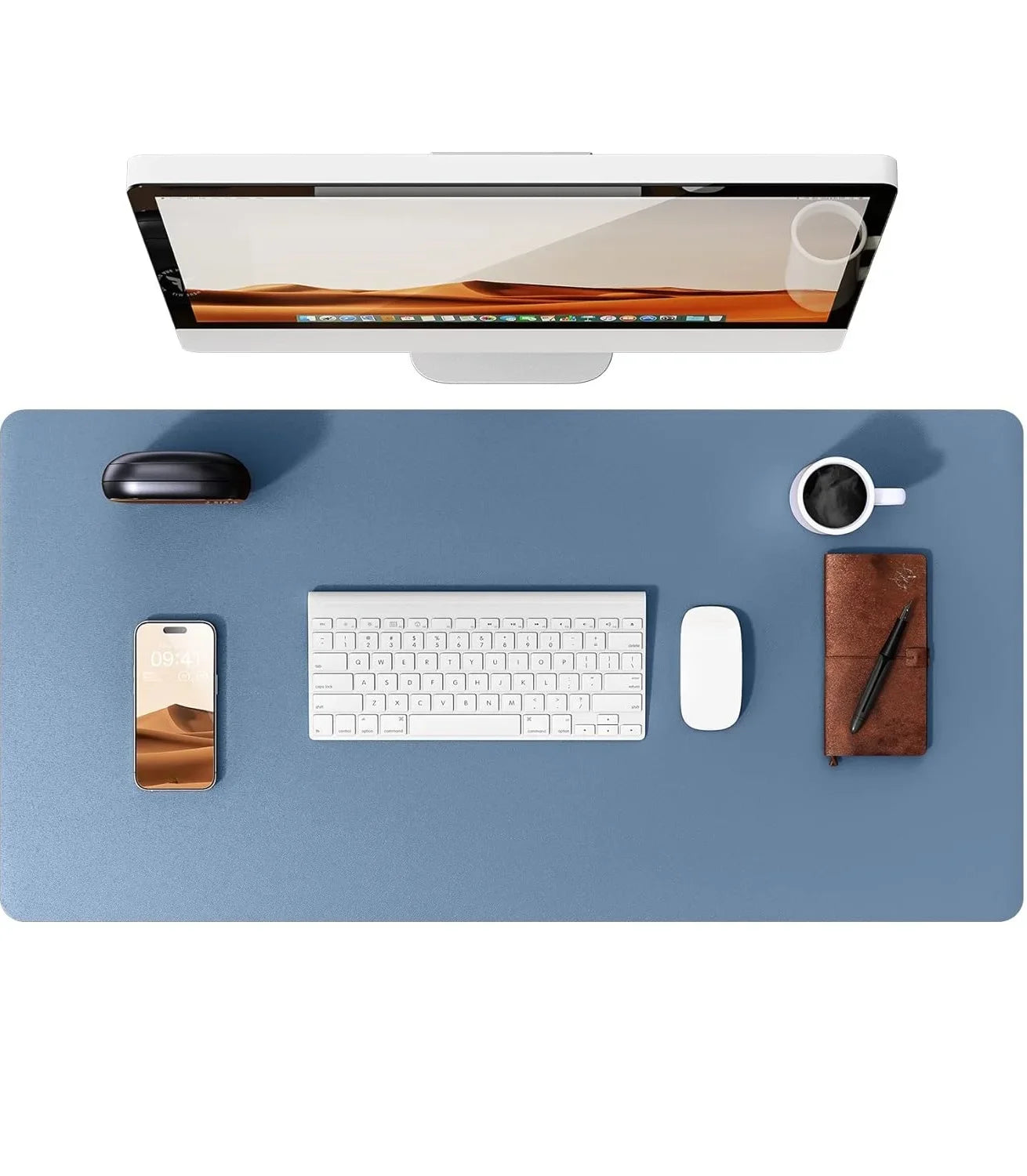 FTVAE Leather Large Desk Mat Protector
