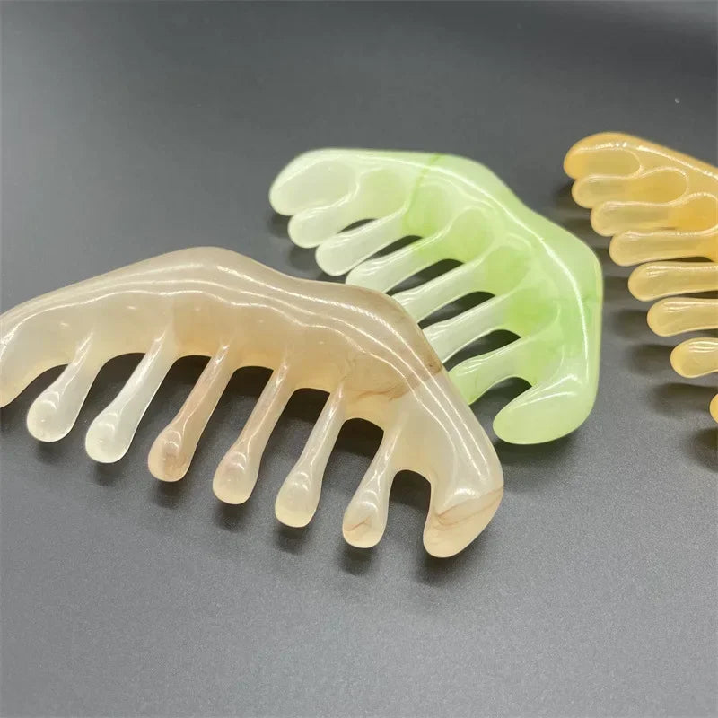 Resin Gua Sha Head & Body Massage Comb