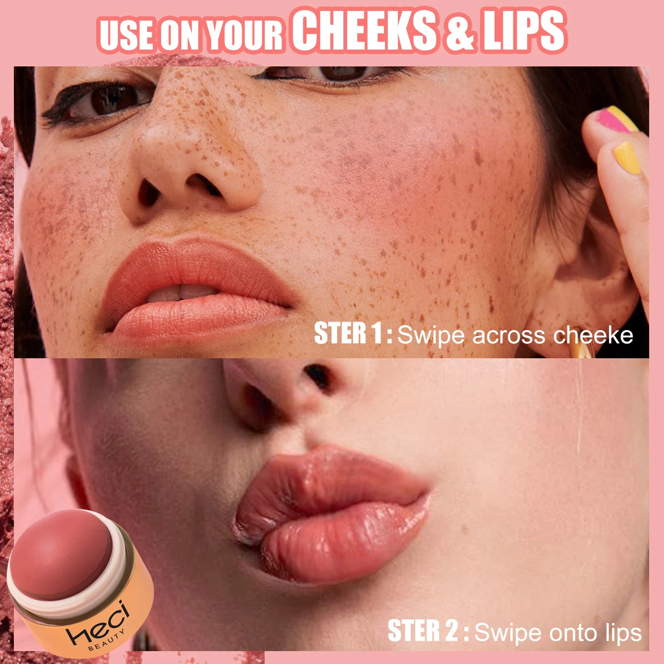 Cream Blush Ball 3-in-1 Makeup Stick