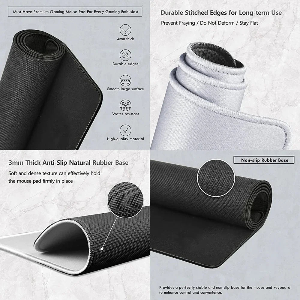 Green Plant Rabbit XXL Mouse Pad