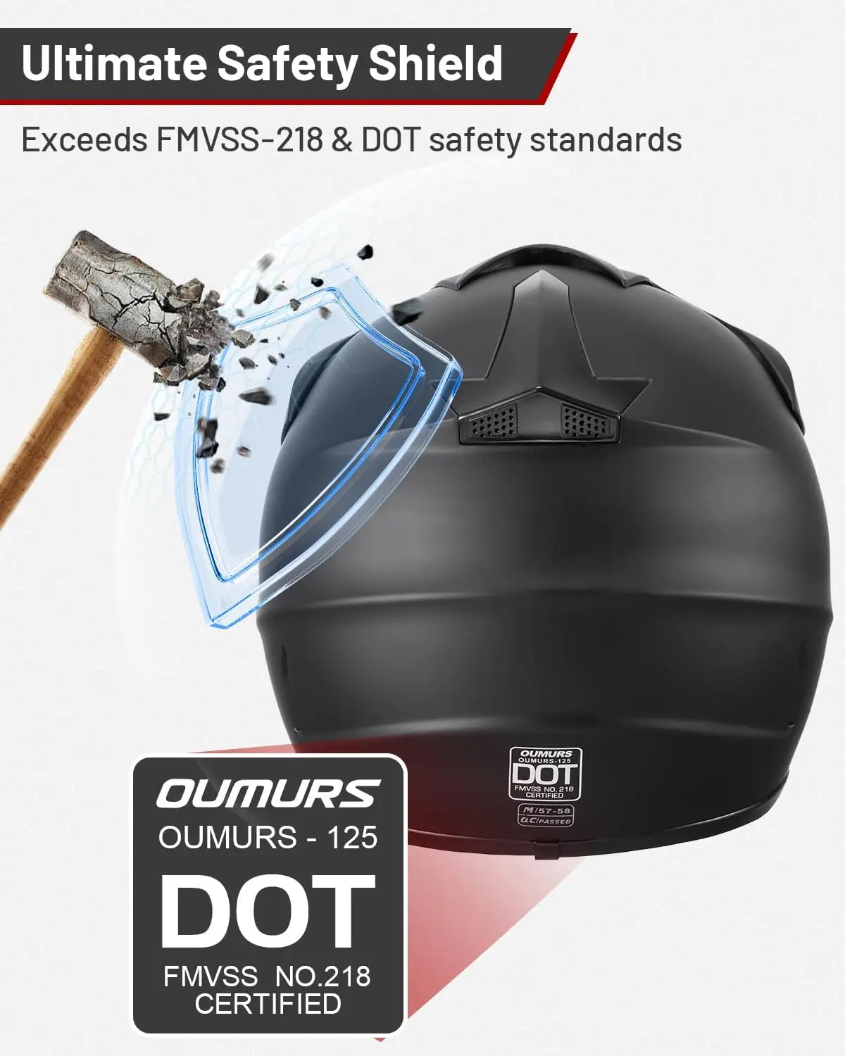 Youth Dirt Bike Helmet Set – Large