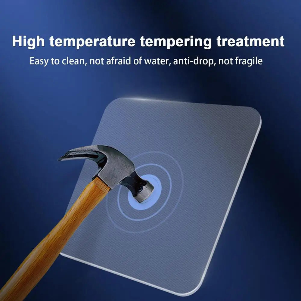 Tempered Glass Transparent Mouse Pad