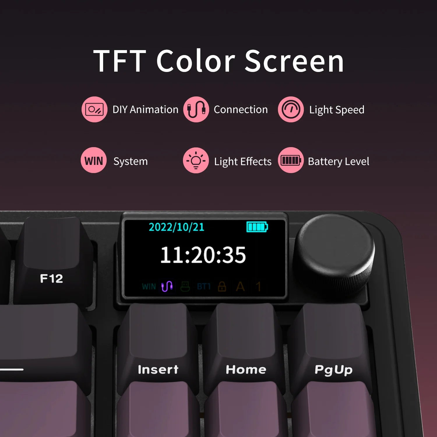 AJAZZ AK870 Magnetic Wireless Keyboard