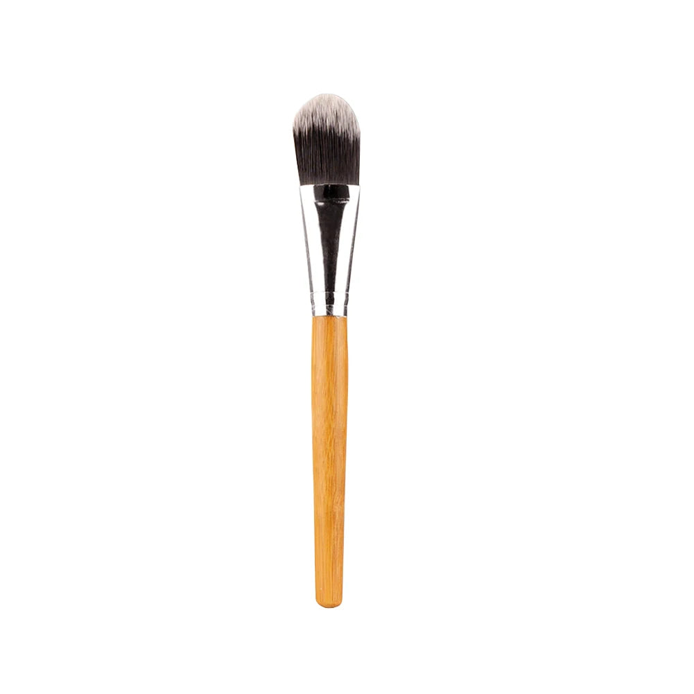 Washable Foundation Brush with Bamboo Handle