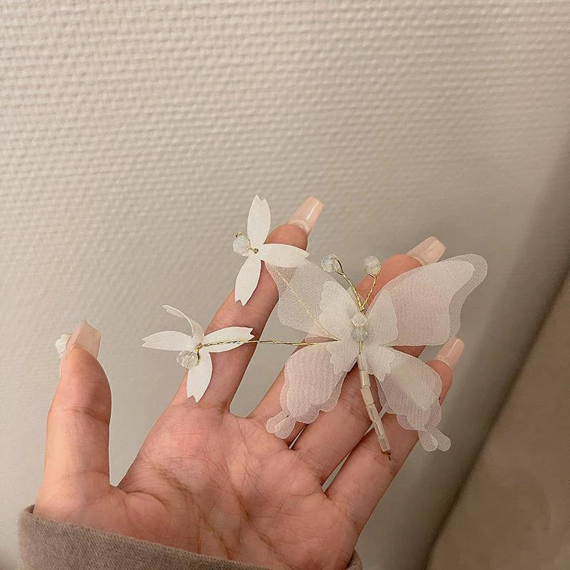 Spring Summer Fairy Butterfly Hairpin