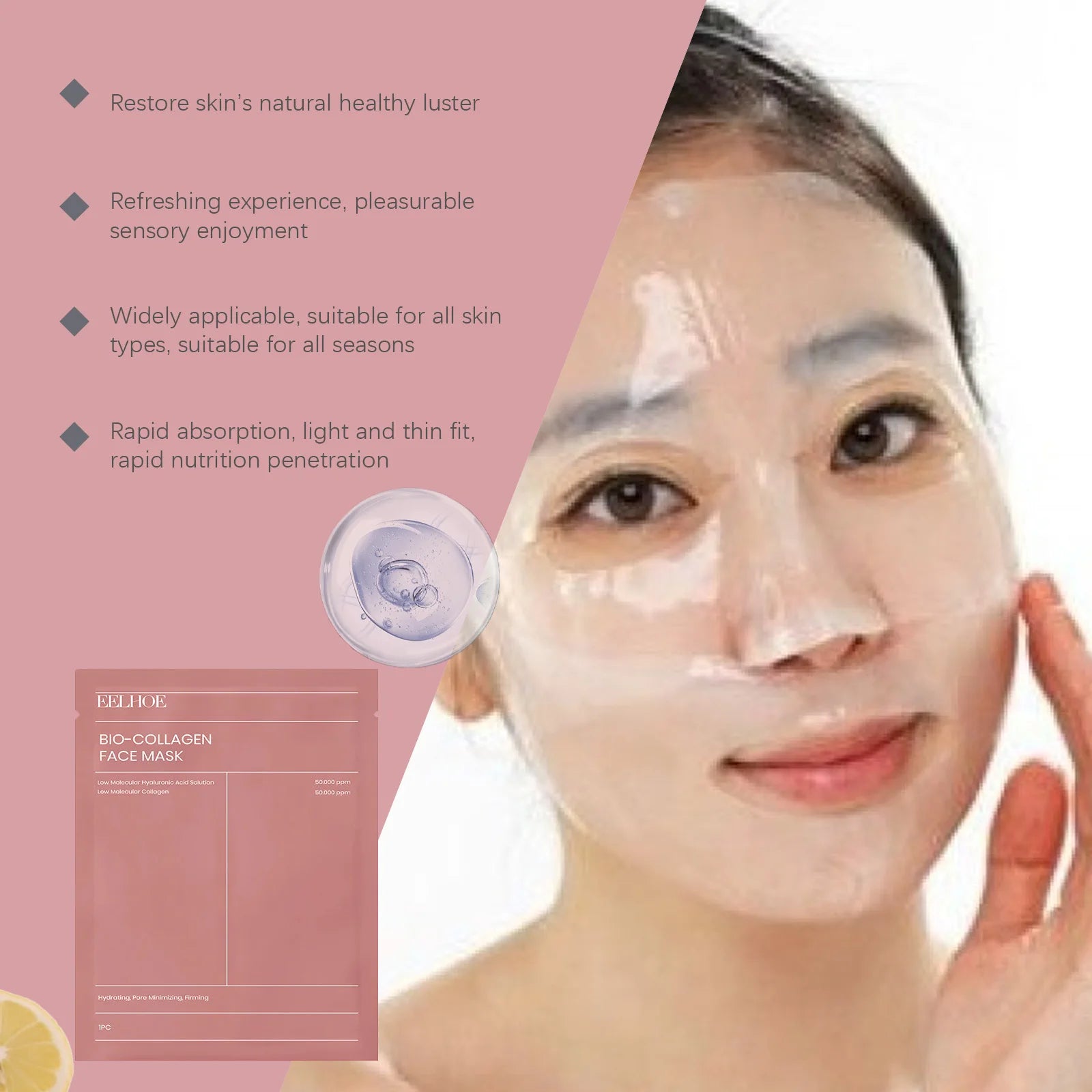 Bio Collagen Hydrating Face Mask Set
