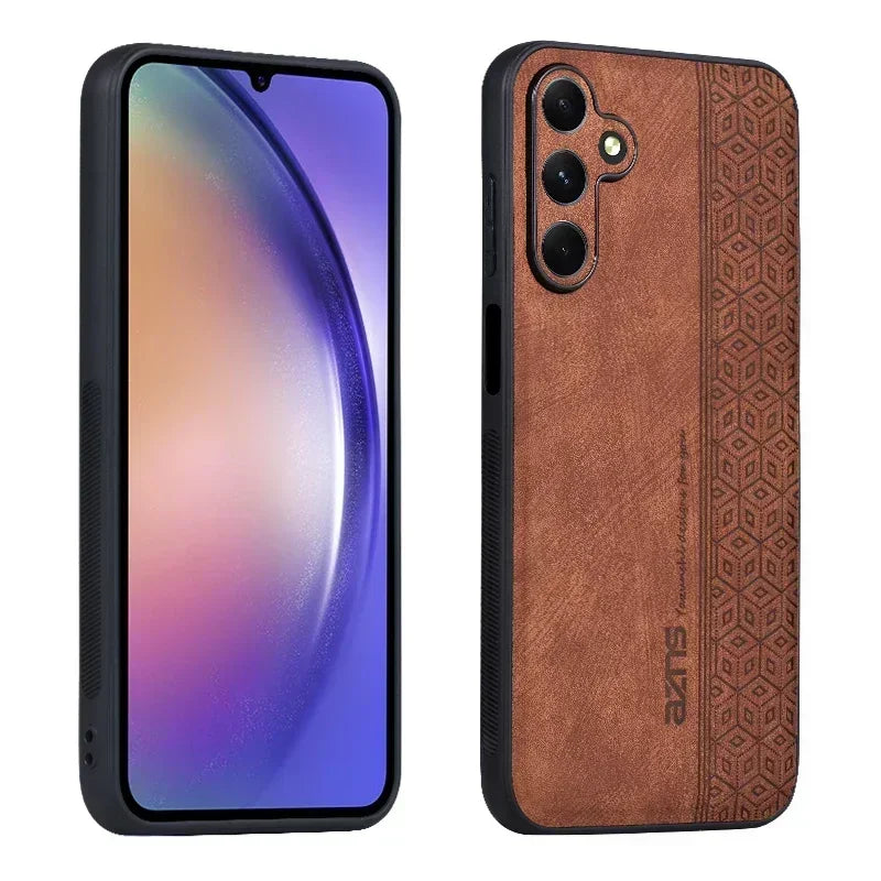 Luxury Leather Samsung Galaxy Case