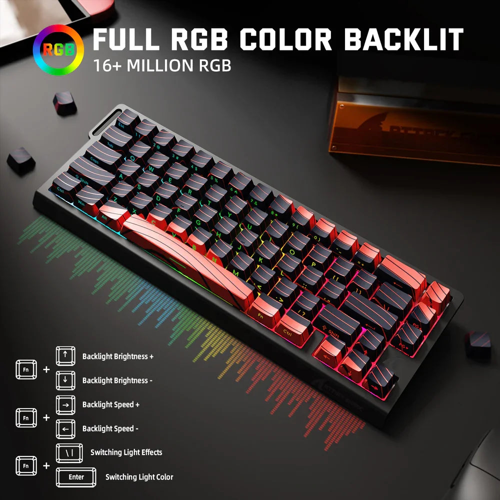 ATTACK SHARK X68 PRO Wireless RGB Keyboard