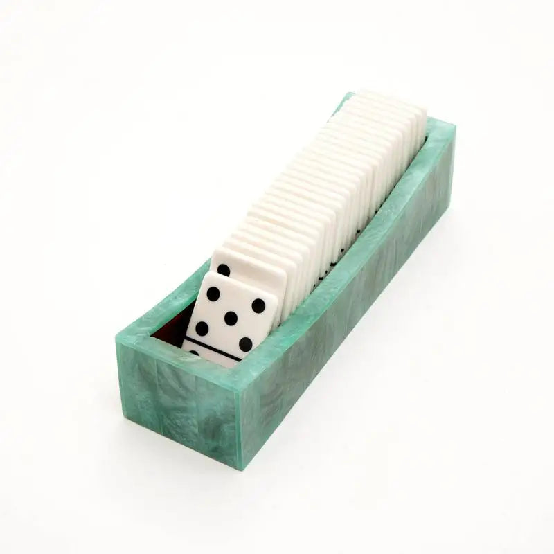 Classic White Domino Set - 28 Tiles