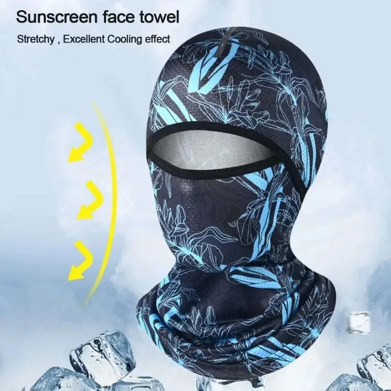 Summer Ice Silk Cooling Cycling Balaclava