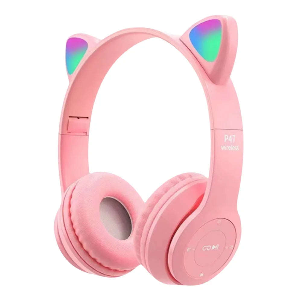 Wireless Cat Ear Gaming Headset