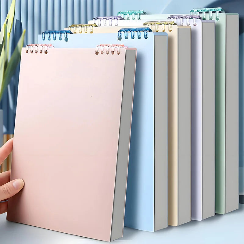 Wooden Top-Flip Loose-Leaf Notebook