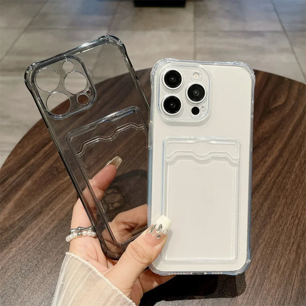 Shockproof Clear Silicone iPhone Case