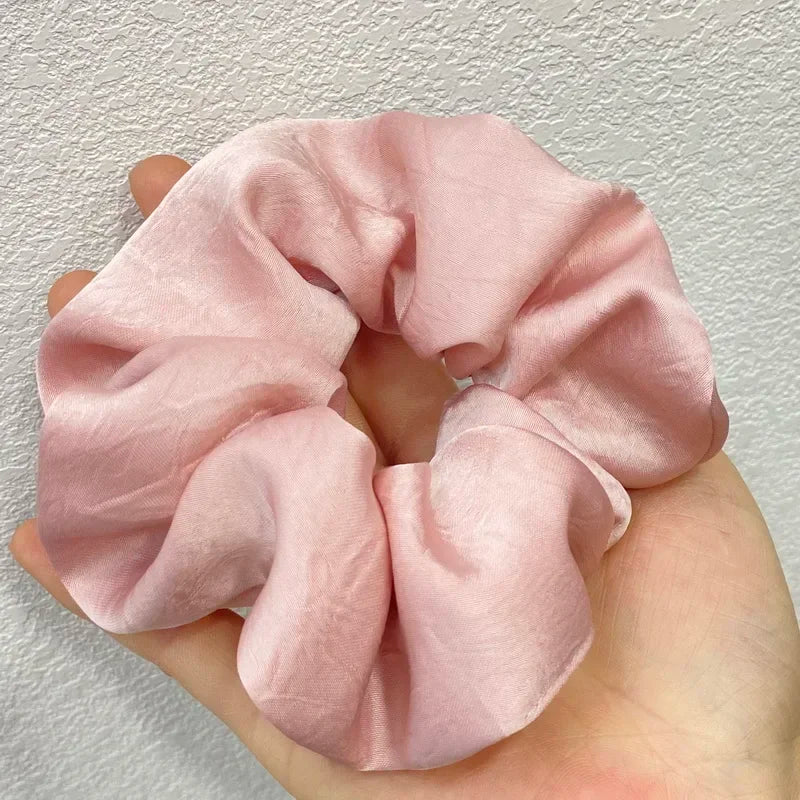 Elegant Satin Silk Hair Scrunchies
