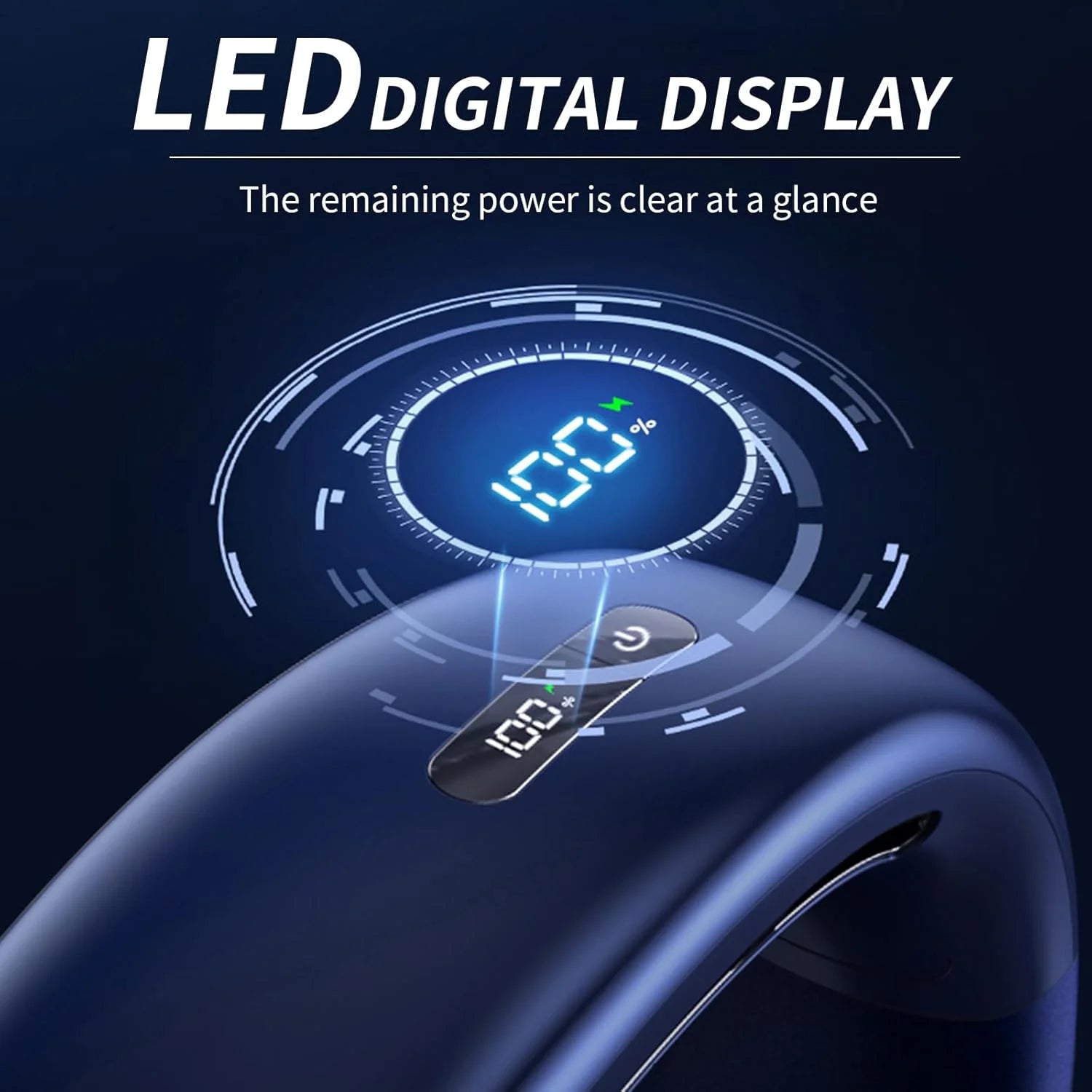 Portable Neck Fan 6000mAh Bladeless