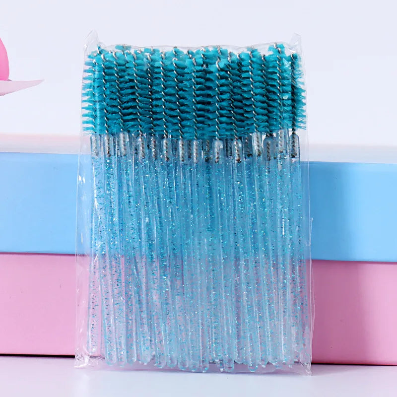 50pcs Disposable Eyelash Brush Set