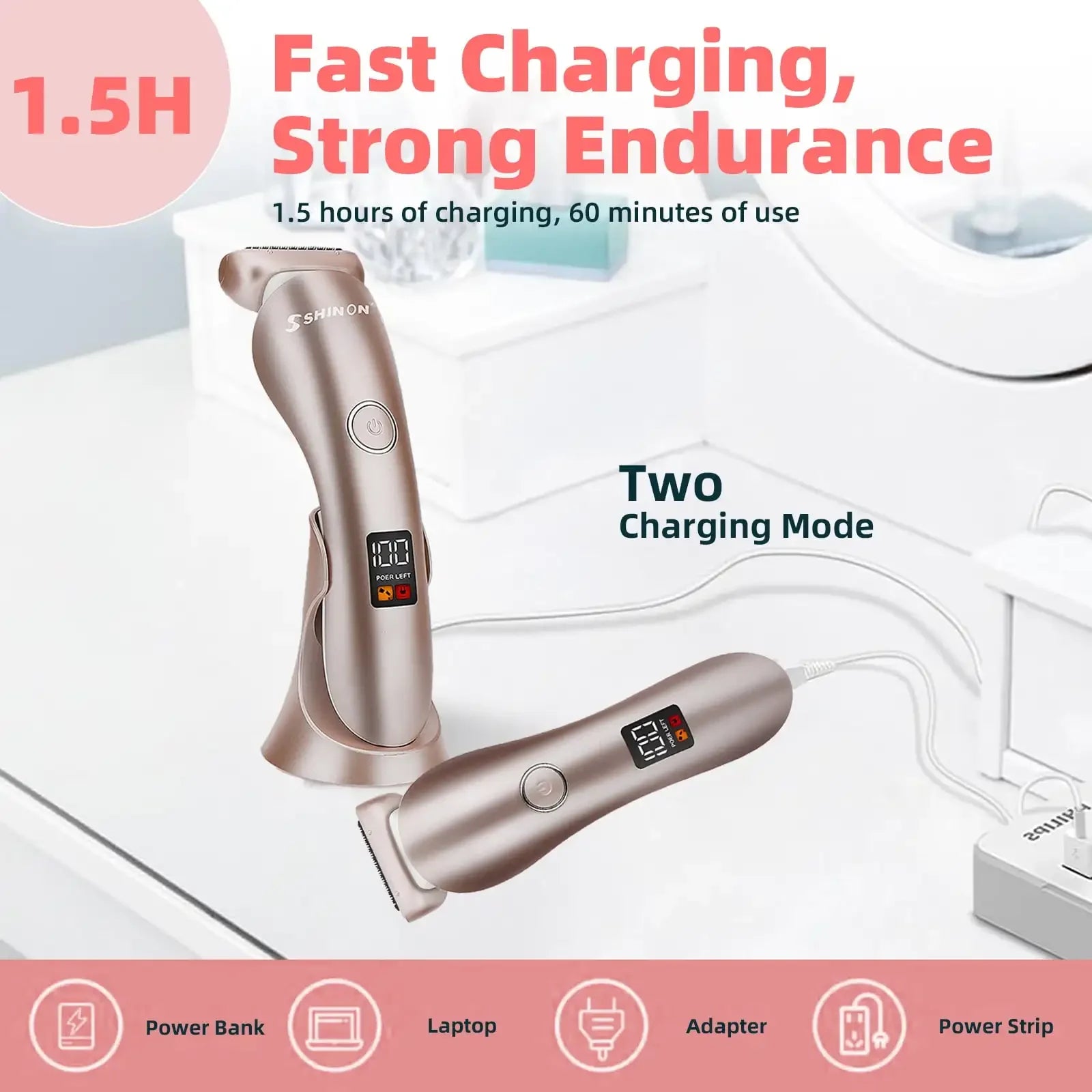 Cordless Electric Razor for Women