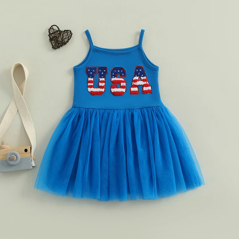 Toddler 4th of July Tulle Dress