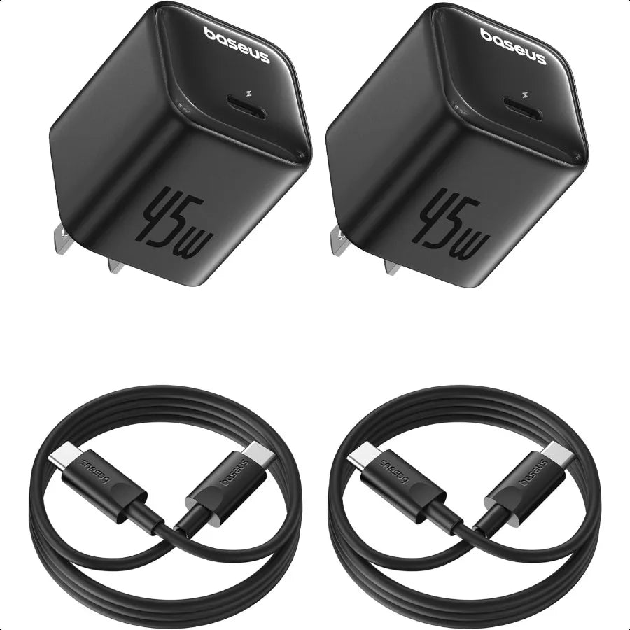45W USB C Charger 2-Pack Fast Charging