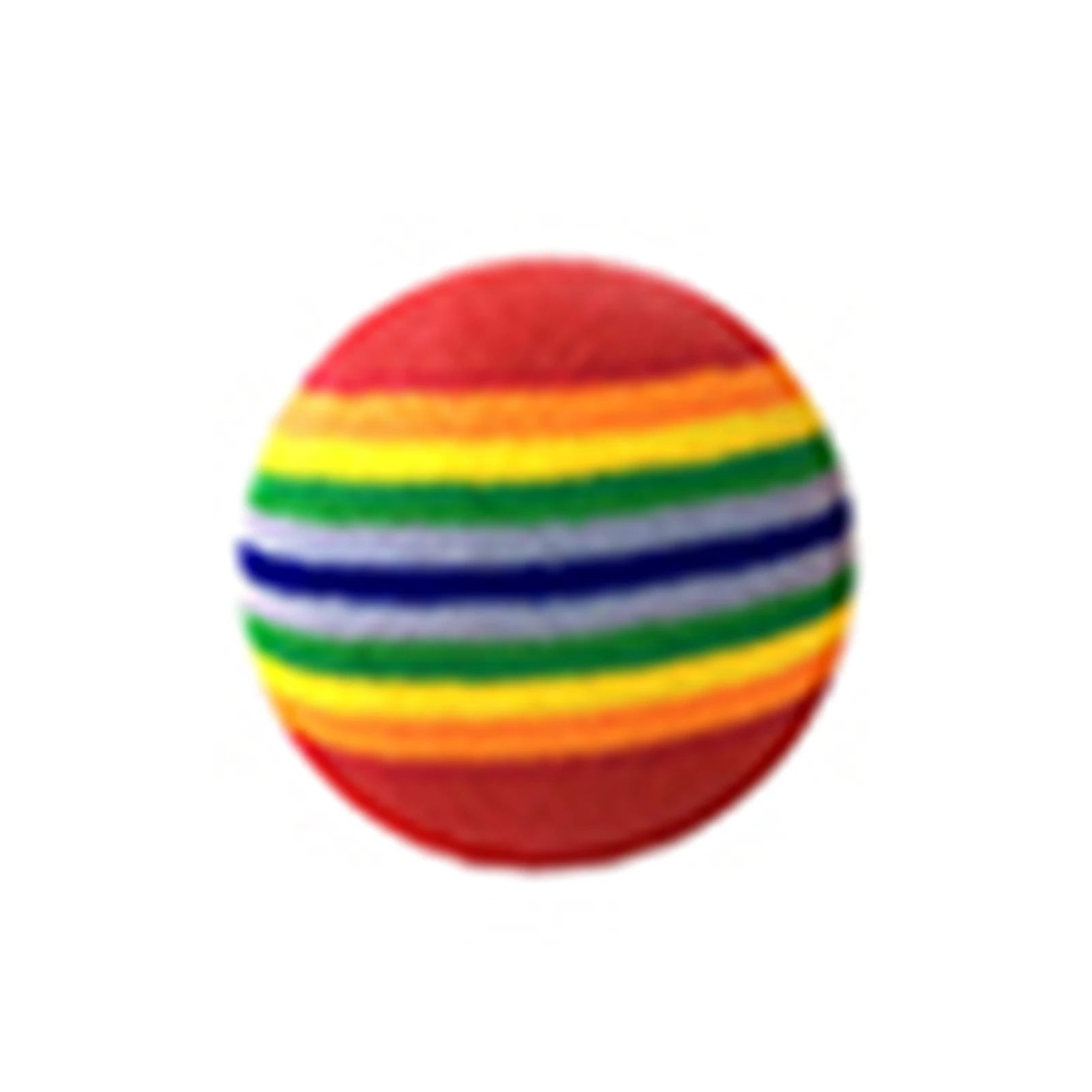 Rainbow Striped Pet Chewing Ball Toy