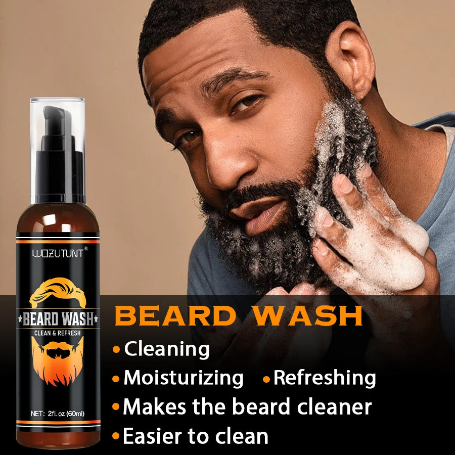 Men’s Facial Hair Care Spray & Beard BalmFacial hair care