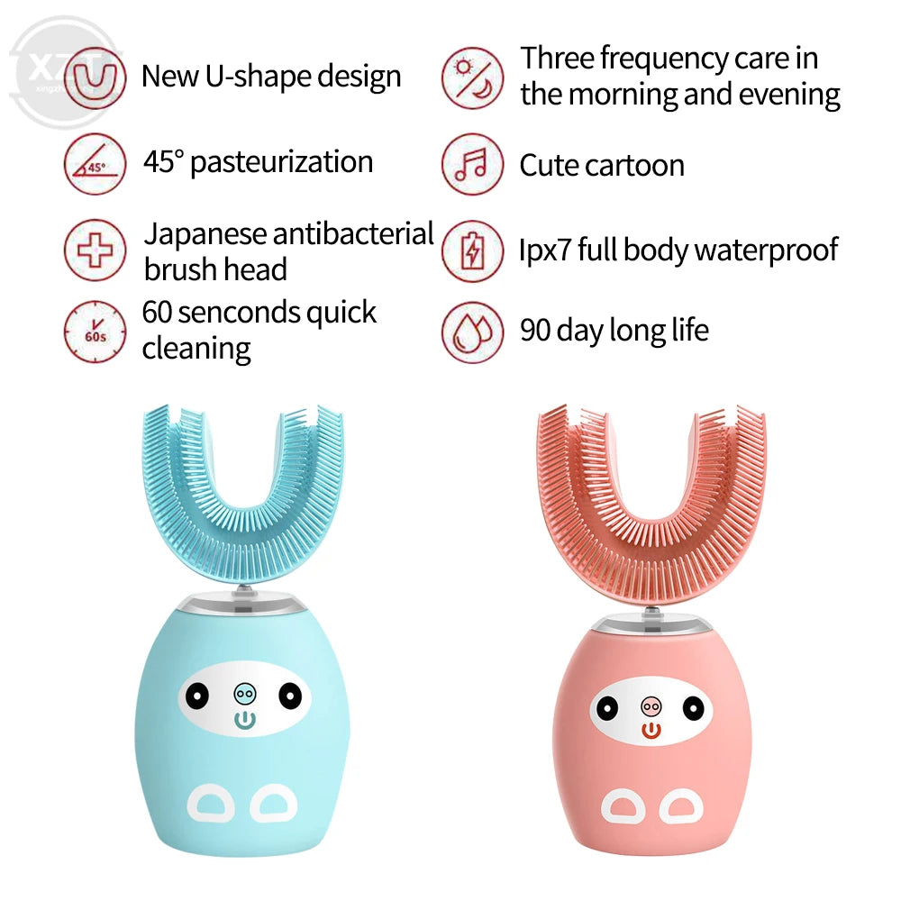 U-Shaped Kids Electric Music Toothbrush