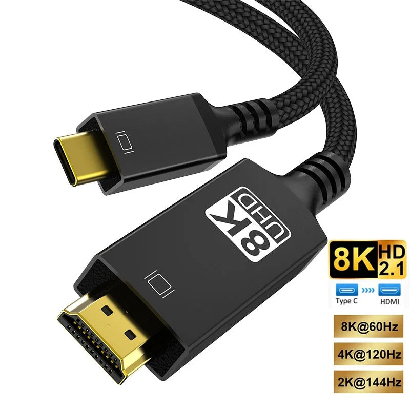 MIZIQIER USB-C to HDMI 2.1 Adapter 8K 60Hz