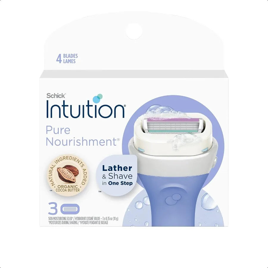 Schick Intuition Razor Refills – 3 Pack