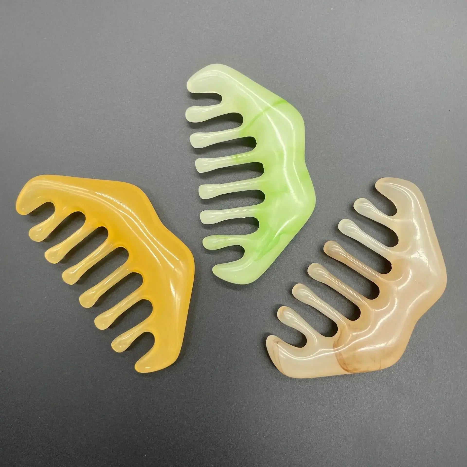 Resin Gua Sha Head & Body Massage Comb