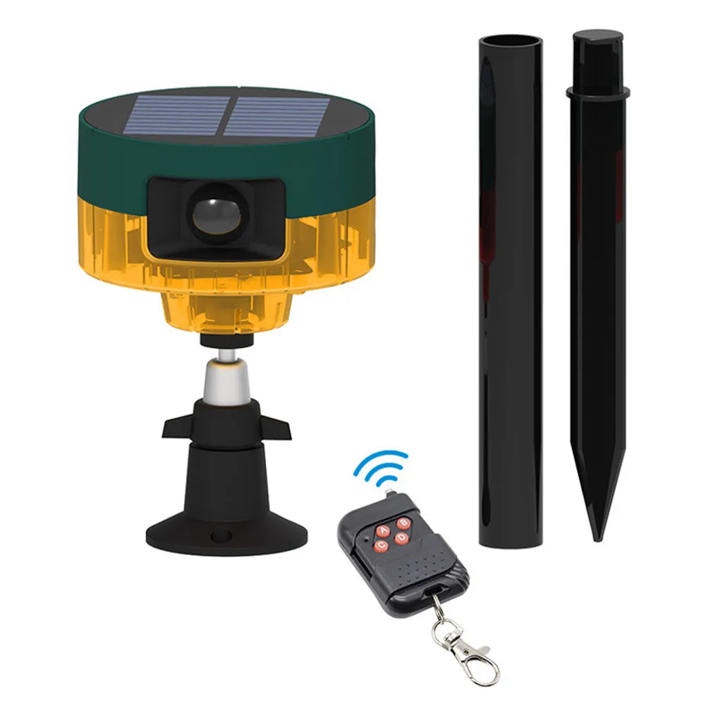 Solar Bird Repeller with Flash Light