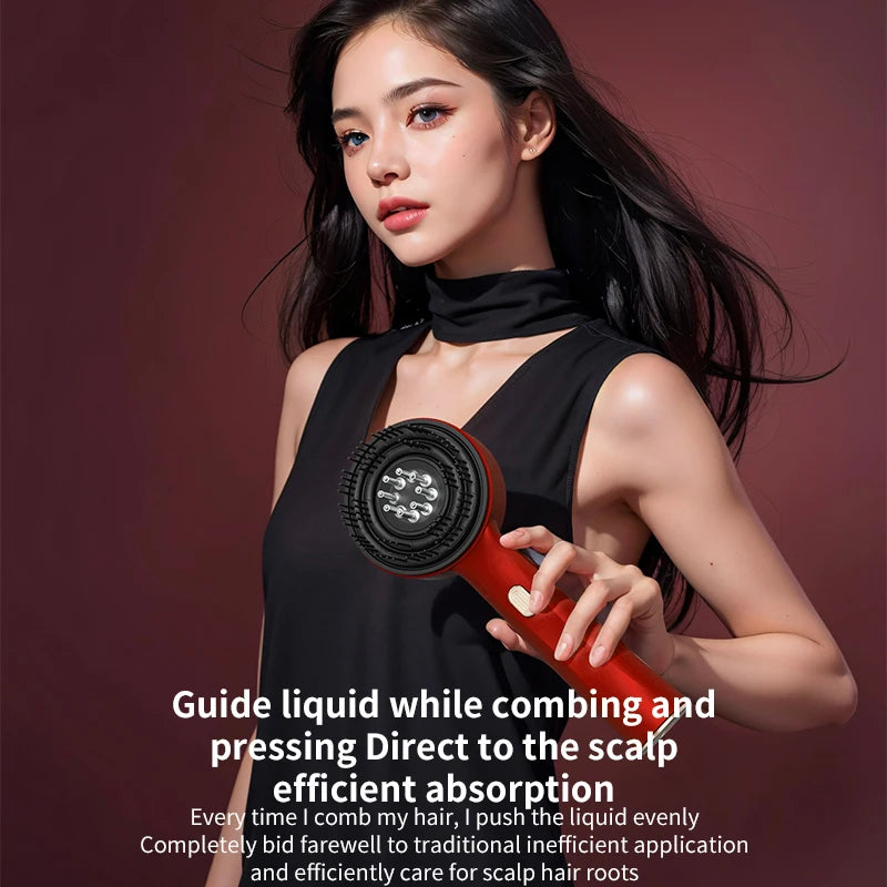 Red Light Electric Massage Comb