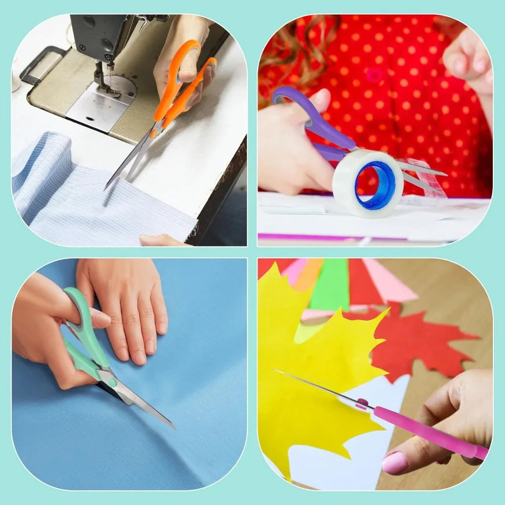 8" All Purpose Comfort-Grip Scissors Set