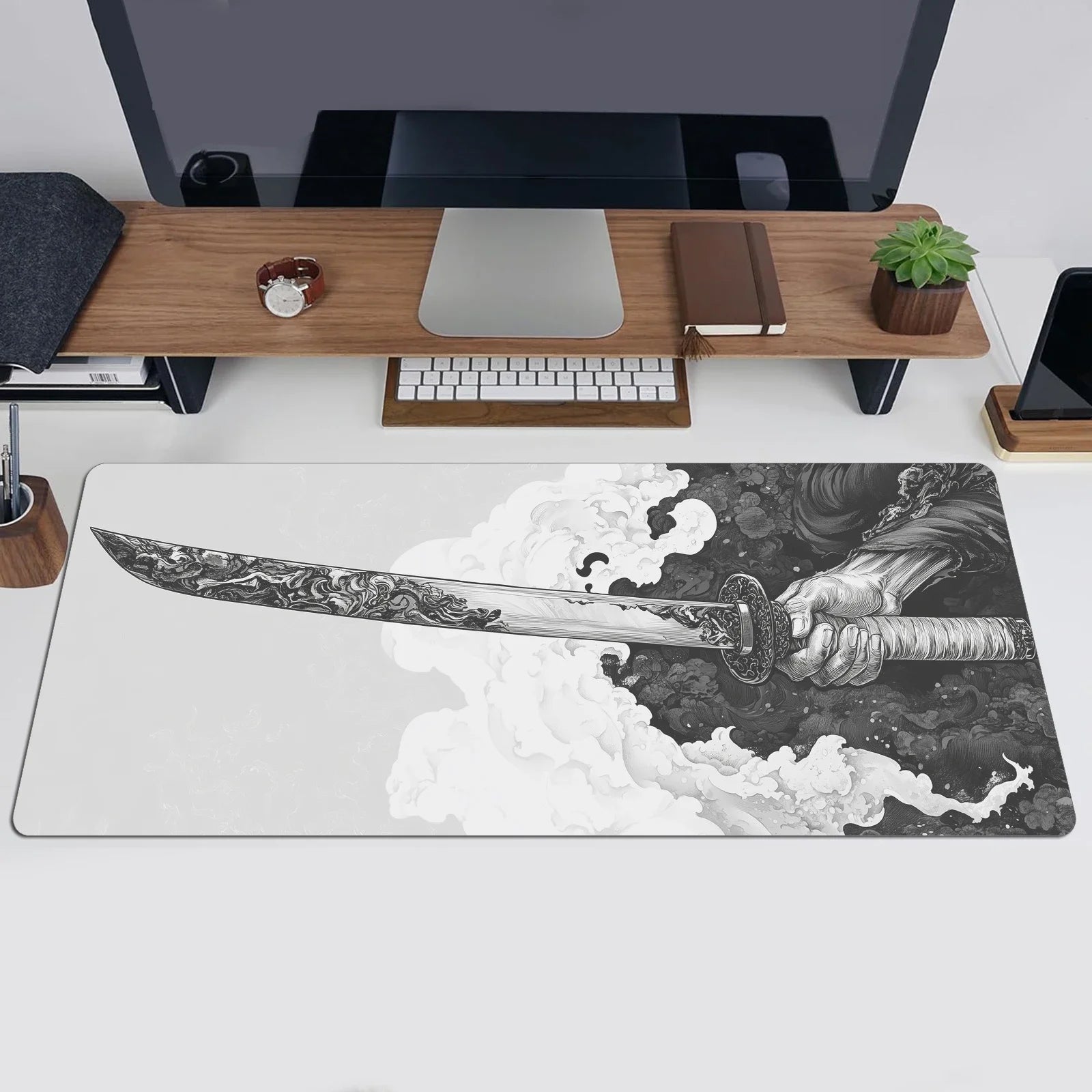 ftvae Comic Sword XXL Gaming Mouse Pad