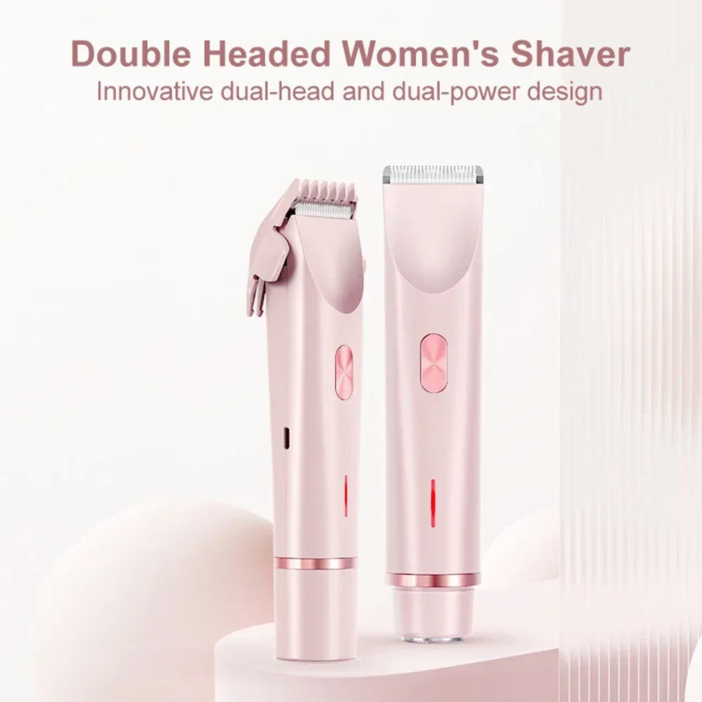 2-in-1 Dual Head Women Electric Razor