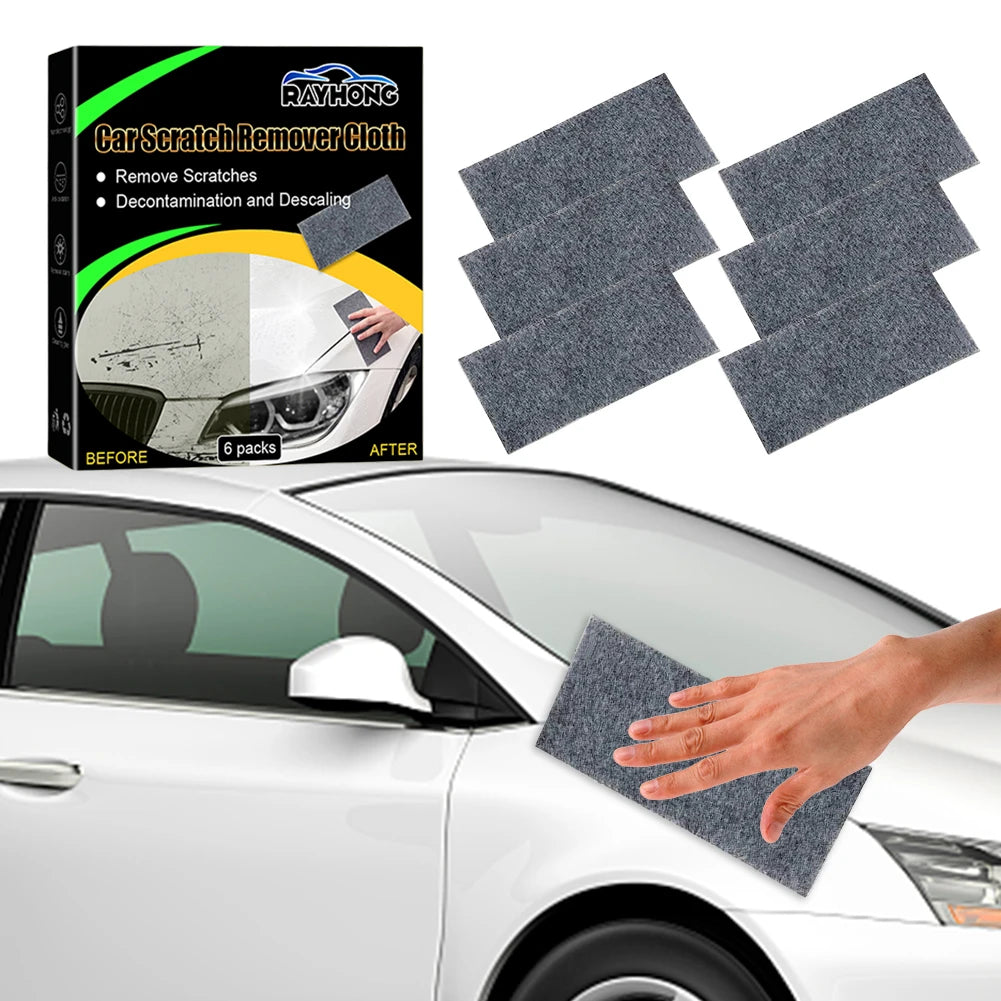 6 PCS Nano Sparkle Car Scratch Remover