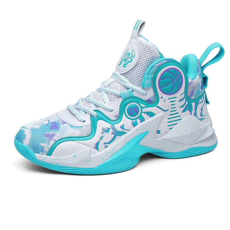 Men's No-Slip Breathable Basketball Shoes