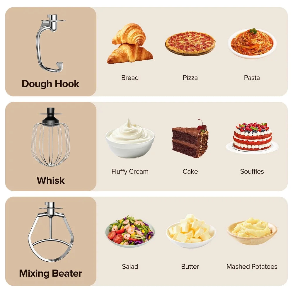 12-Speed Stand Mixer with 5QT Bowl