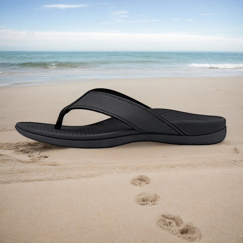 Men Orthotic Flip Flops Arch Support Sandals