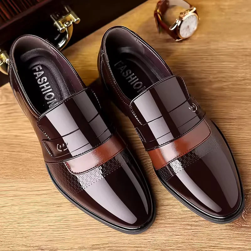 Men's Casual Leather Formal Dress Shoes