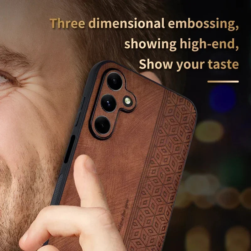 Luxury Leather Samsung Galaxy Case