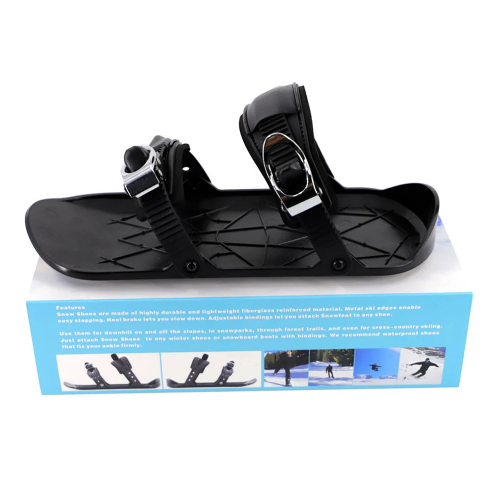 Winter Mini Adjustable Short Ski Skates