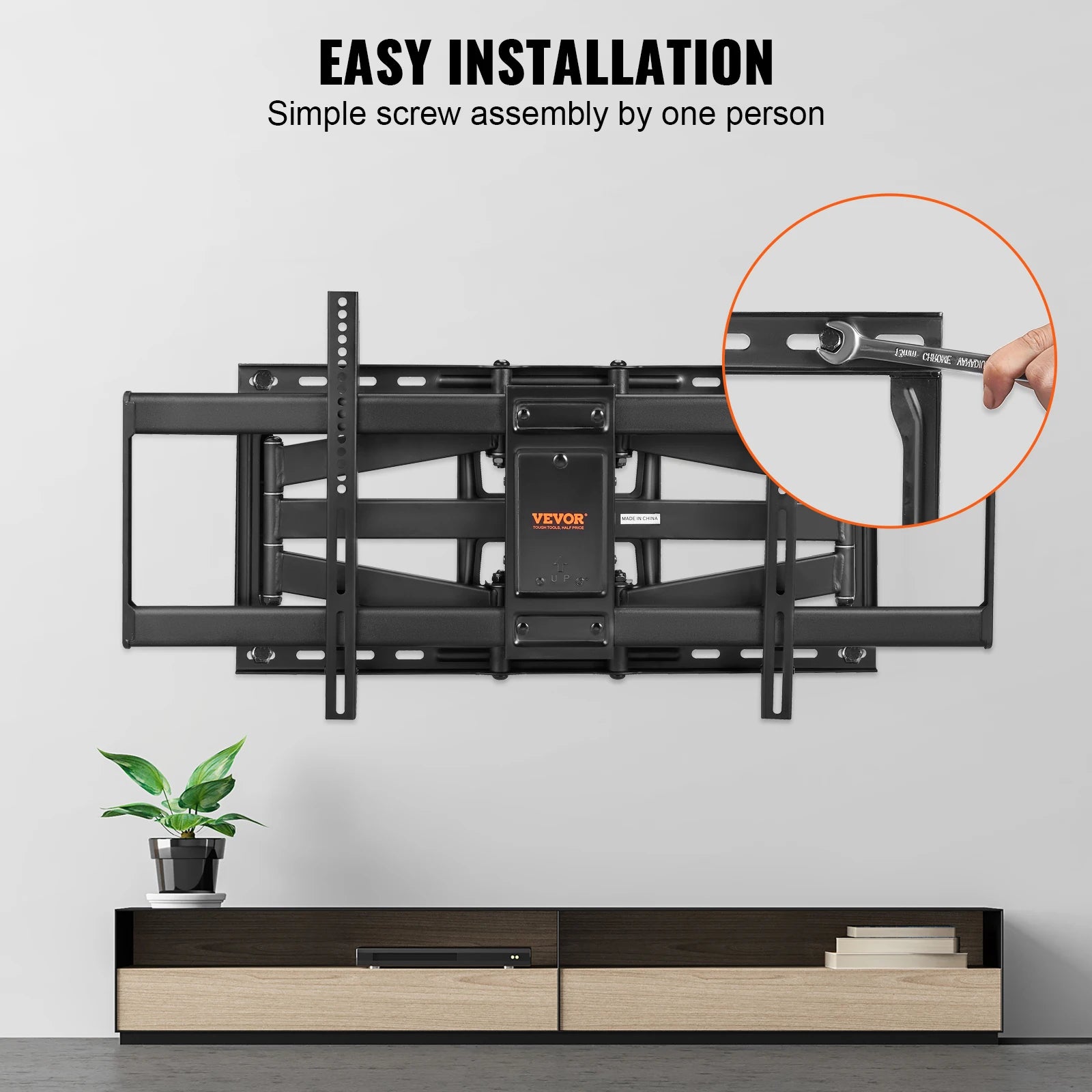 VEVOR Full Motion TV Wall Mount 26-90