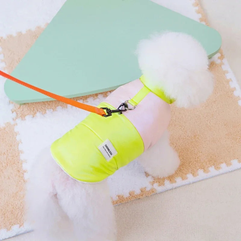 Winter Pet Jacket with Leash Ring