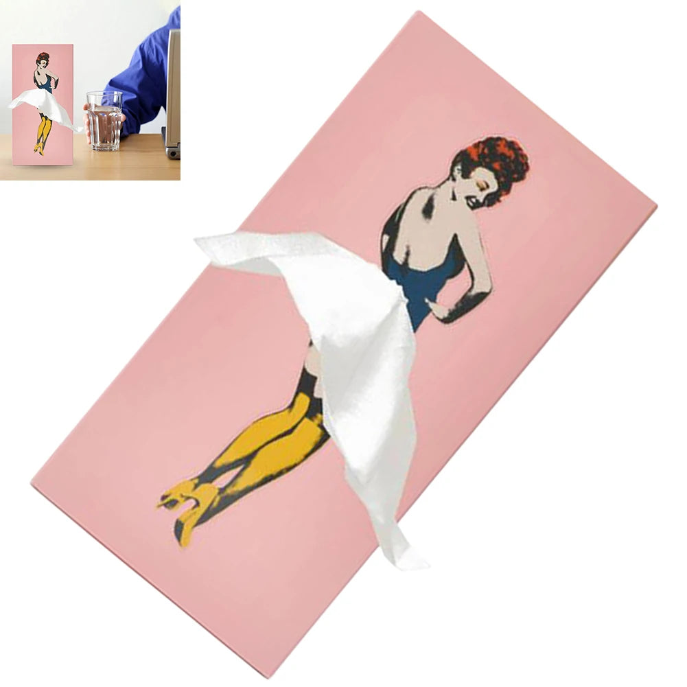 Classy Girl Retro Tissue Box Case
