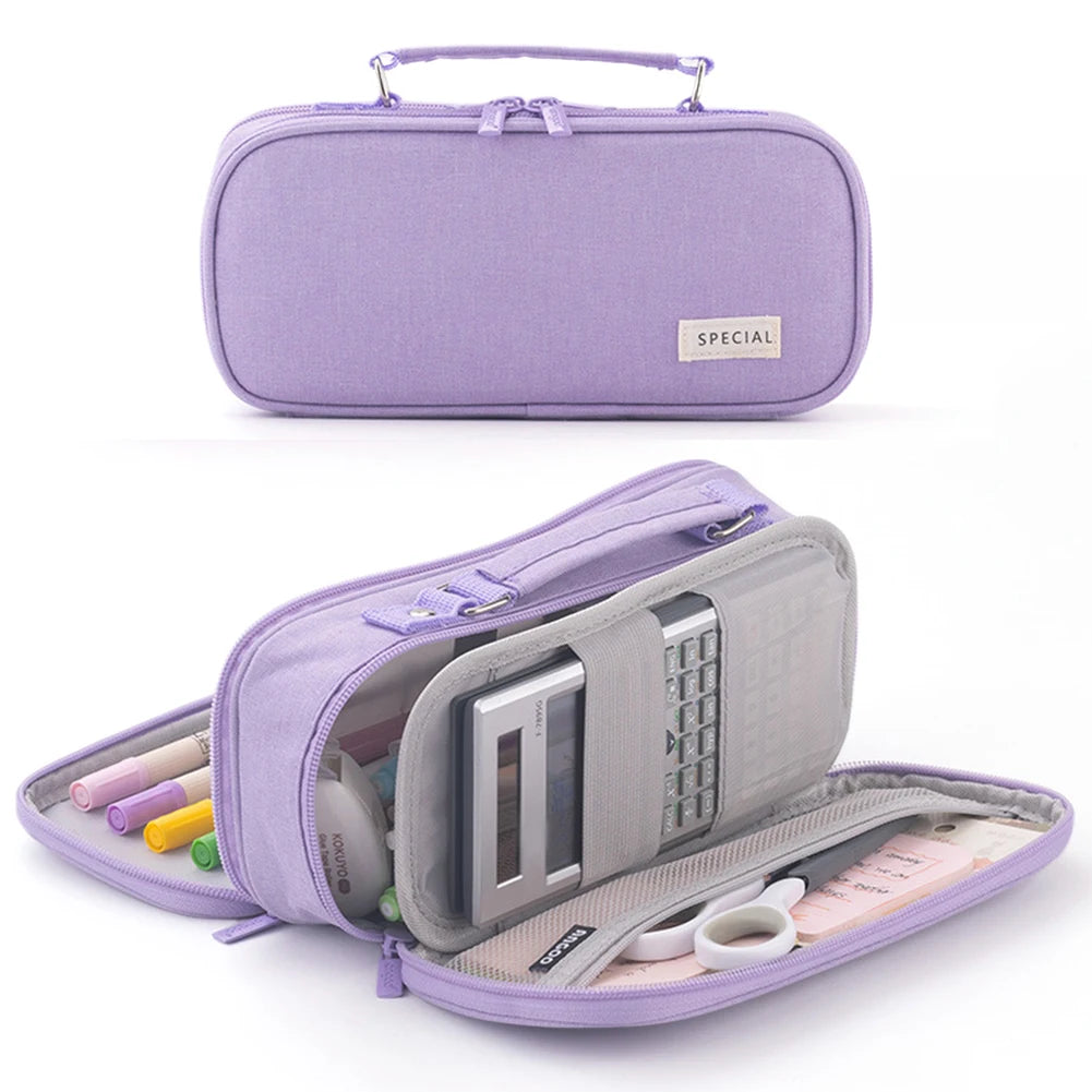 Multifunction Pencil Bag with Handle Case